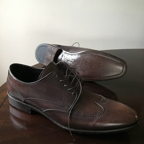 New John Varvatos 12M Oxford Shoes In Italy .$800